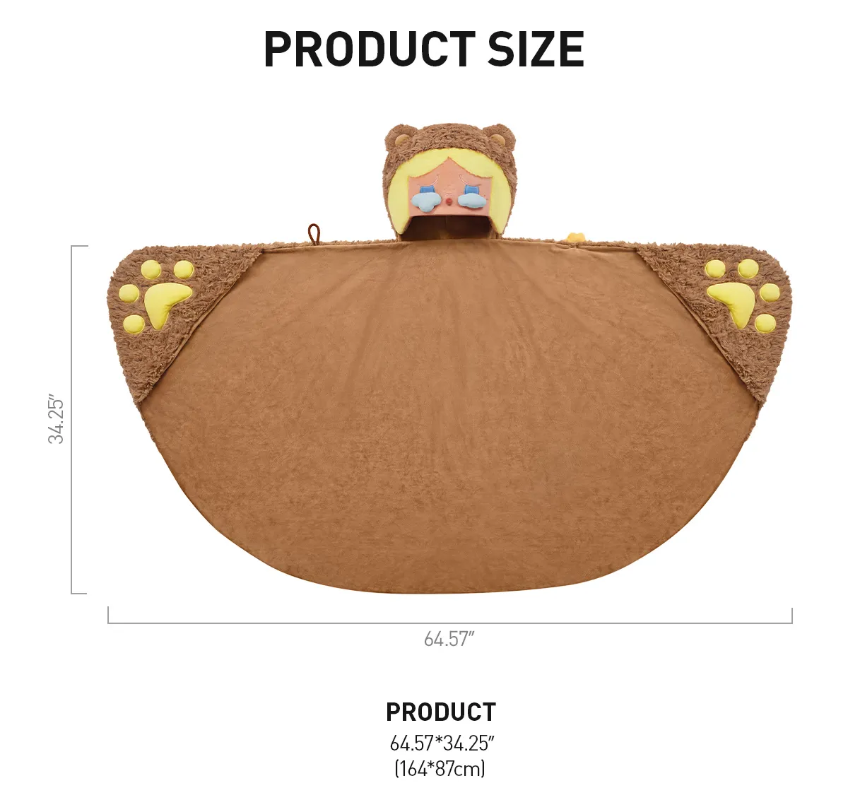 POPMART Fluffy & Cozy Crybaby Multi-functional Blanket