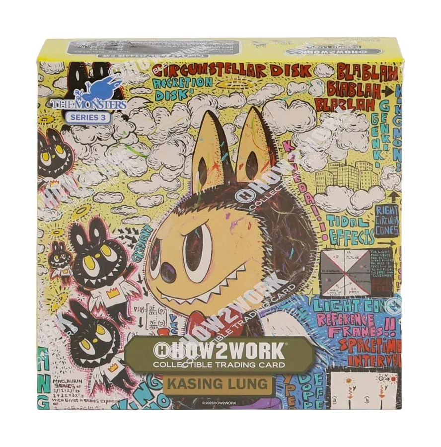 Pop Mart How2work Ctc - The Monsters Series 3 Card Original Blind Box Collectible Trading Card
