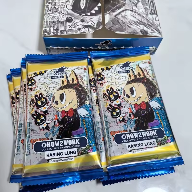 Pop Mart How2work Ctc - The Monsters Series 3 Card Original Blind Box Collectible Trading Card