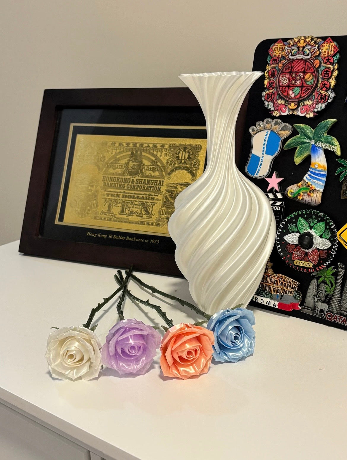 3d printed silk vase【vase only】