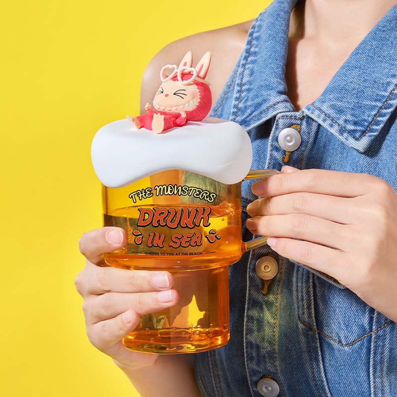 The Monsters – Drunk in Sea Glass Cup (550ml)
