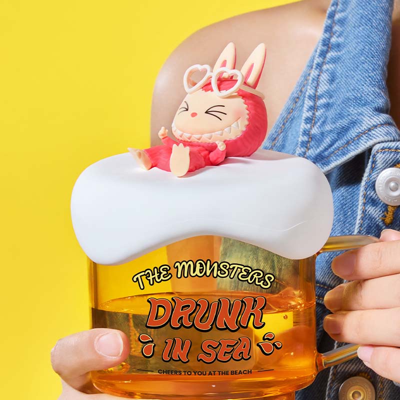 The Monsters – Drunk in Sea Glass Cup (550ml)