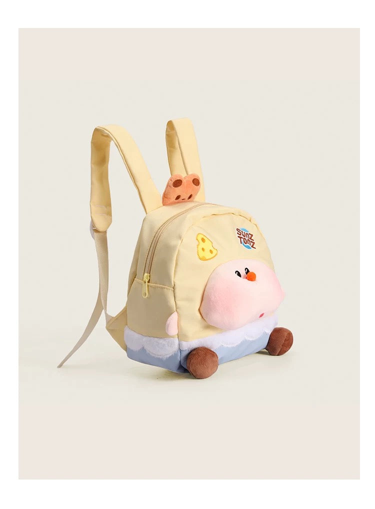 Kawaii Plush Cartoon Doll Backpack – Cute Student & Commuter Bag